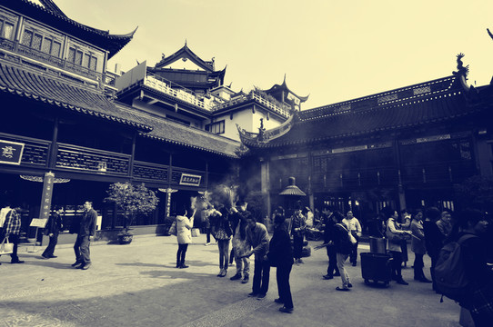老照片城隍廟