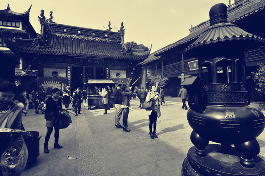 老照片城隍廟