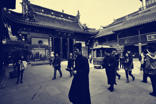 老照片城隍廟