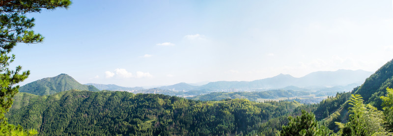 山巒全景