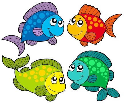 可愛卡通魚集