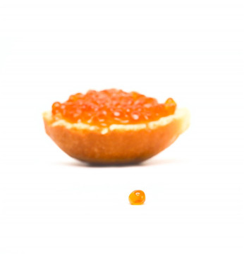 紅魚蛋夾三明治