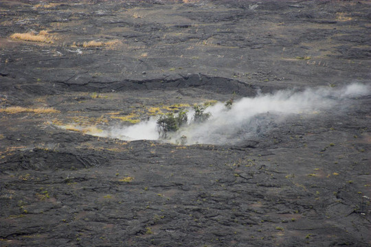 火山口的底部