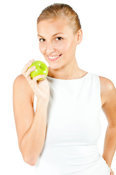 與Green Apple的女人