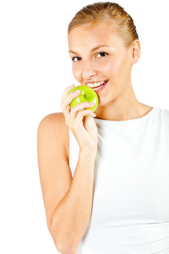 與Green Apple的女人