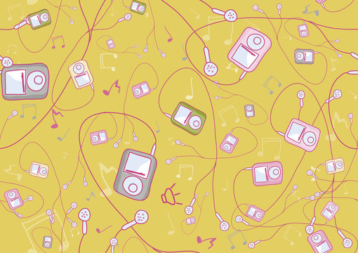 酷手繪MP3播放器