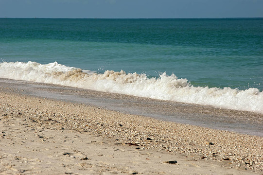 海浪和海灘