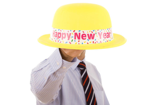 新年黃色帽子