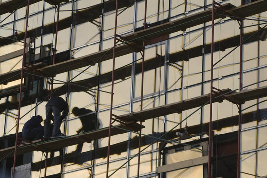 辦公樓建筑施工現(xiàn)場1