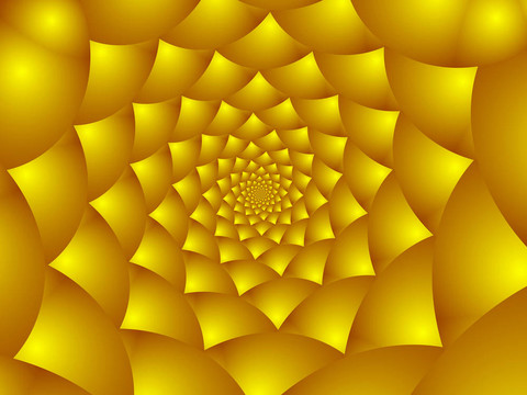 金色花瓣。（fractal38e）