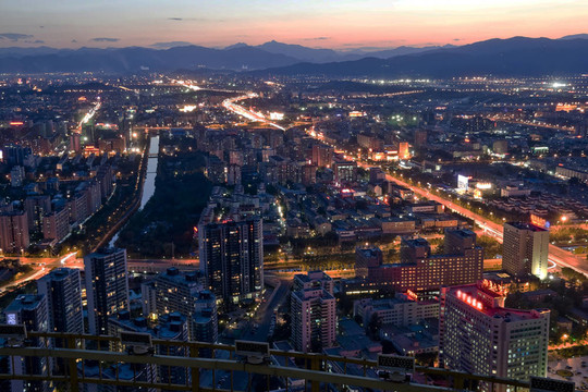 北京的夜景