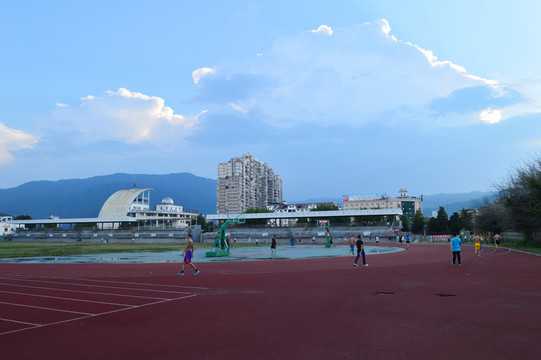 跑步