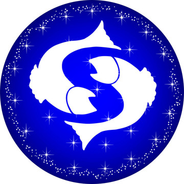 雙魚星座的按鈕
