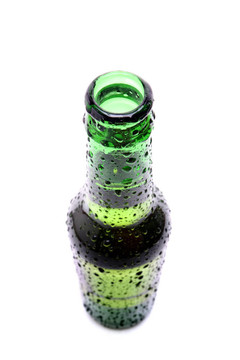 綠色啤酒瓶分離