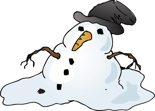 融化的雪人