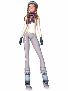 卡通女孩