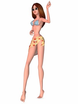 卡通女孩