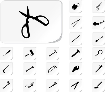 設(shè)置圖標(biāo)。工具.