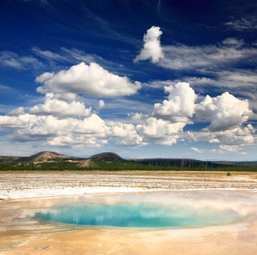 中間歇泉盆地Yellowstone