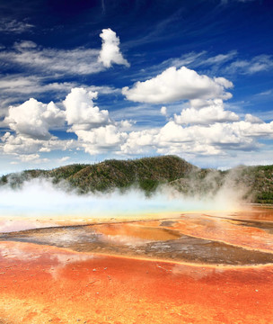 中間歇泉盆地Yellowstone