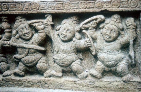 印度教寺廟矮雕像
