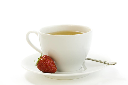 下午茶時間和草莓