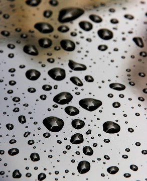 黑色雨滴