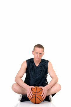 青年男子籃球運動員
