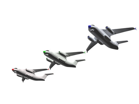 飛機(jī)。3d