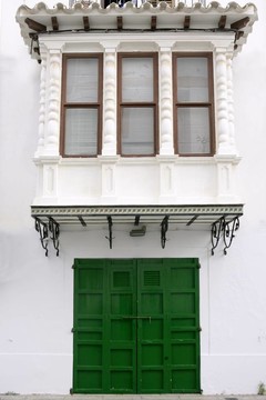 伊比薩地中海島建筑房屋