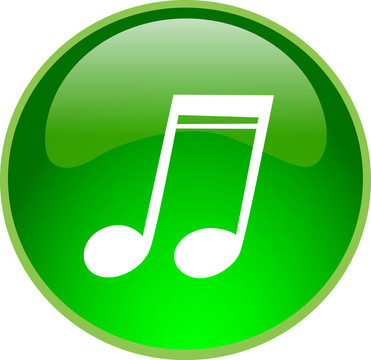 綠色的聲音按鈕