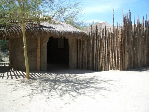 非洲的沙漠小屋