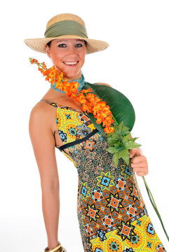 女子夏季服裝花