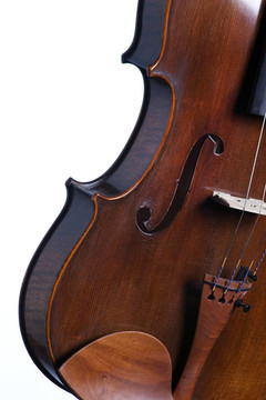 Violin Viola孤立White