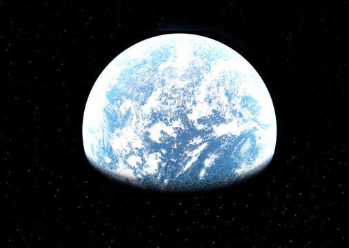 太空中的外星人世界