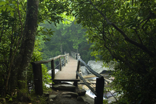 人行天橋；煙囪頂部的痕跡；GSMNP