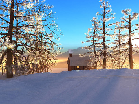 雪白的小屋