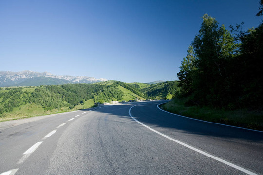 在羅馬尼亞transfagarasan路