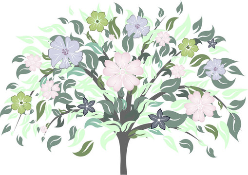 開花的樹