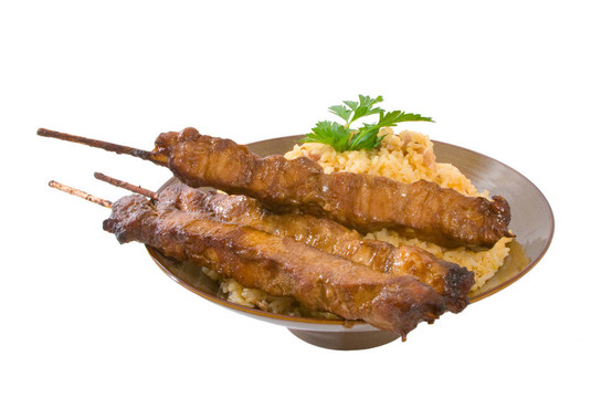 Fried Rice和雞棒