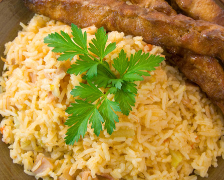 Fried Rice和雞棒
