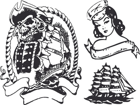 美人魚紋身