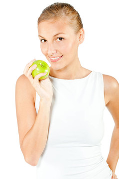 與Green Apple的女人