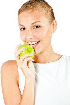 與Green Apple的女人