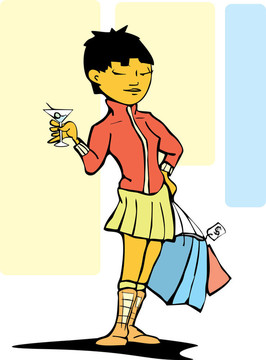 女人與馬蒂尼