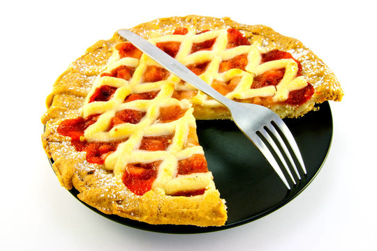 蘋果和Strawberry Pie缺了一片