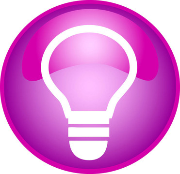 紫色燈泡按鈕