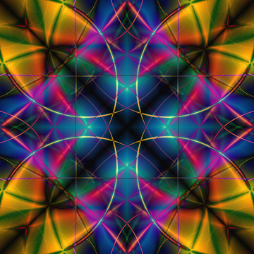 五彩繽紛的燈光；fractal02y7q