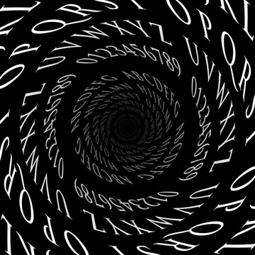 3d螺旋字體