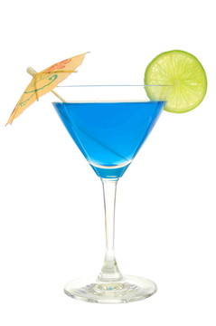 與藍橙力嬌酒雞尾酒